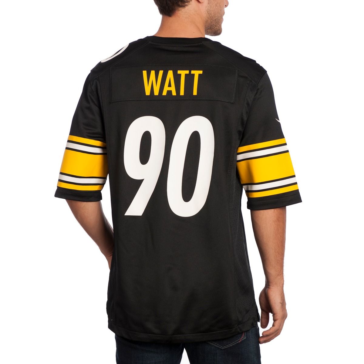 T.J. Watt #90 Men's Nike Replica Home Jersey 2 T.J. Watt #90 Men's Nike Replica Home Jersey