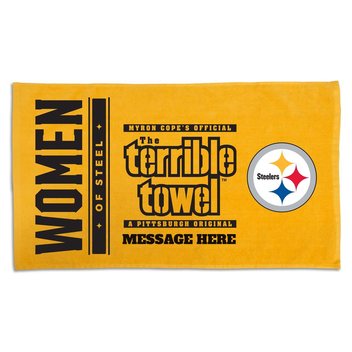 Pittsburgh Steelers Custom Women Of Steel Terrible Towel®