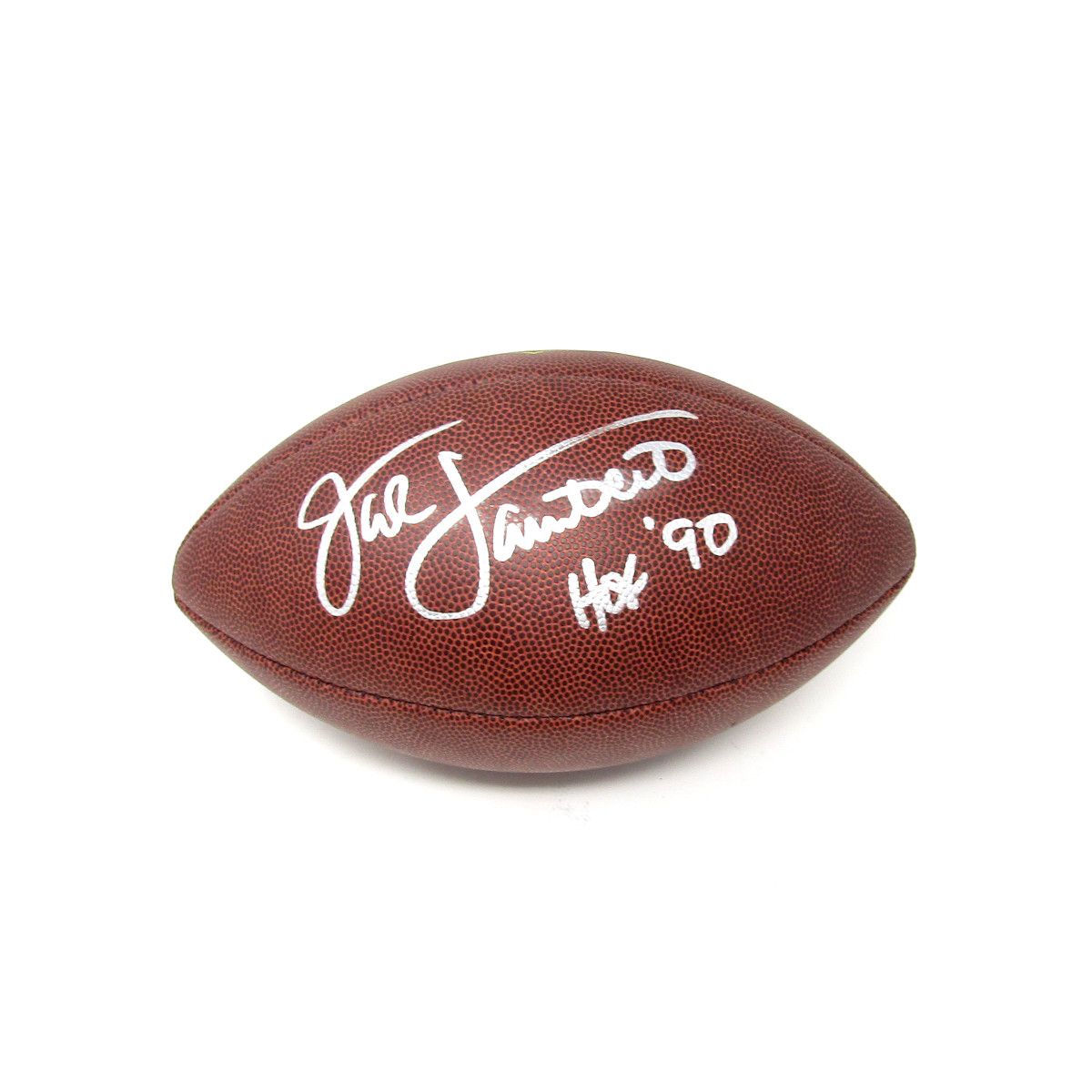 Pittsburgh Steelers #58 Jack Lambert Autographed Wilson NFL 'The Duke' Replica Football 3 Pittsburgh Steelers #58 Jack Lambert Autographed Wilson NFL 'The Duke' Replica Football