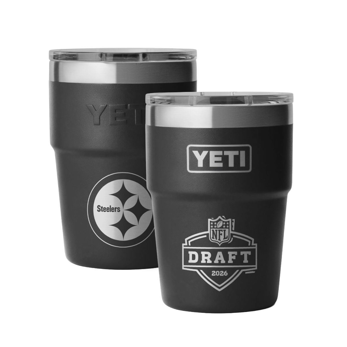 Pittsburgh Steelers Yeti 16oz Pittsburgh Draft Black Stack Cup 1 Pittsburgh Steelers Yeti 16oz Pittsburgh Draft Black Stack Cup