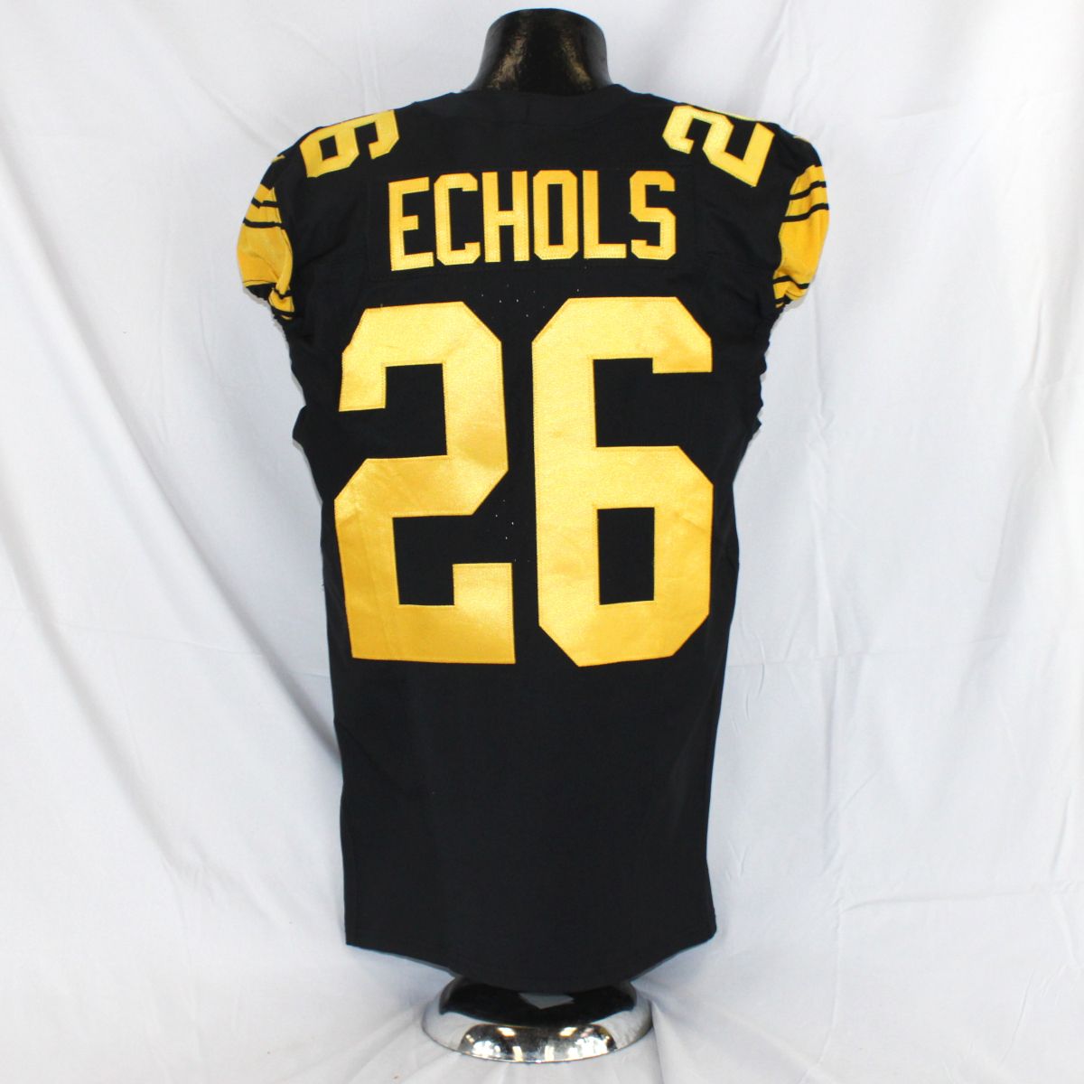 Pittsburgh Steelers #26 Brandin Echols 2025 Color Rush Game Used Jersey (Laundered)