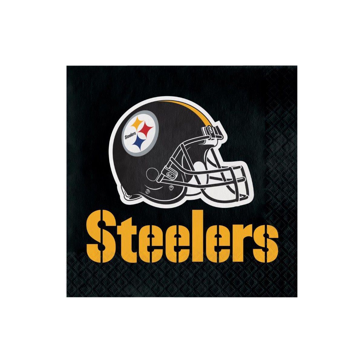 Pittsburgh Steelers Luncheon Napkins 3 Pittsburgh Steelers Luncheon Napkins