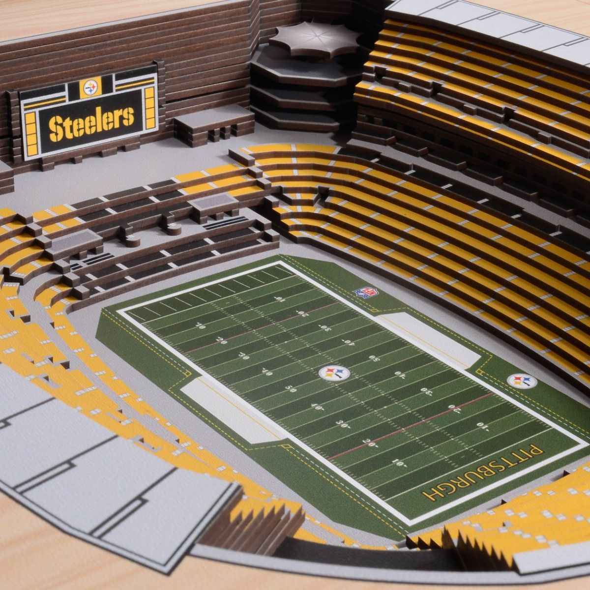 Pittsburgh Steelers Stadium View 3D Wall Art 2 Pittsburgh Steelers Stadium View 3D Wall Art