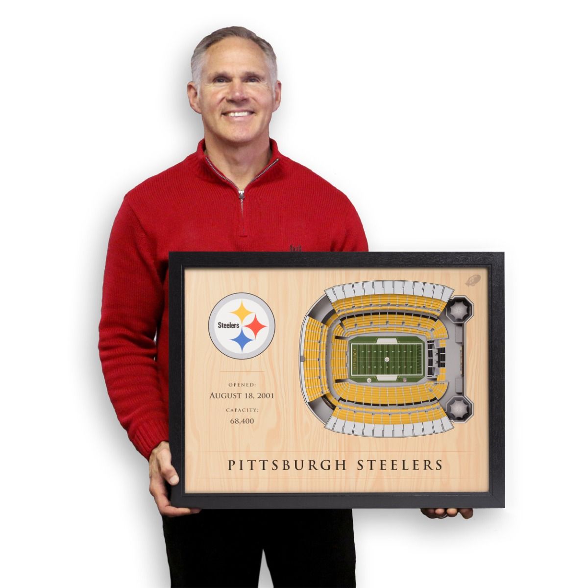 Pittsburgh Steelers Stadium View 3D Wall Art 5 Pittsburgh Steelers Stadium View 3D Wall Art