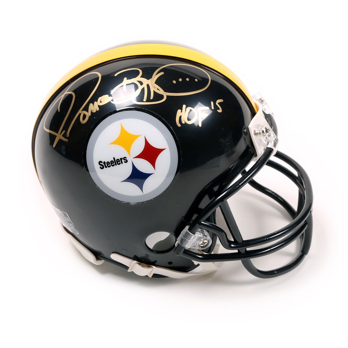Pittsburgh Steelers #36 Jerome Bettis Signed Pittsburgh Steelers Mini Helmet 1 Pittsburgh Steelers #36 Jerome Bettis Signed Pittsburgh Steelers Mini Helmet