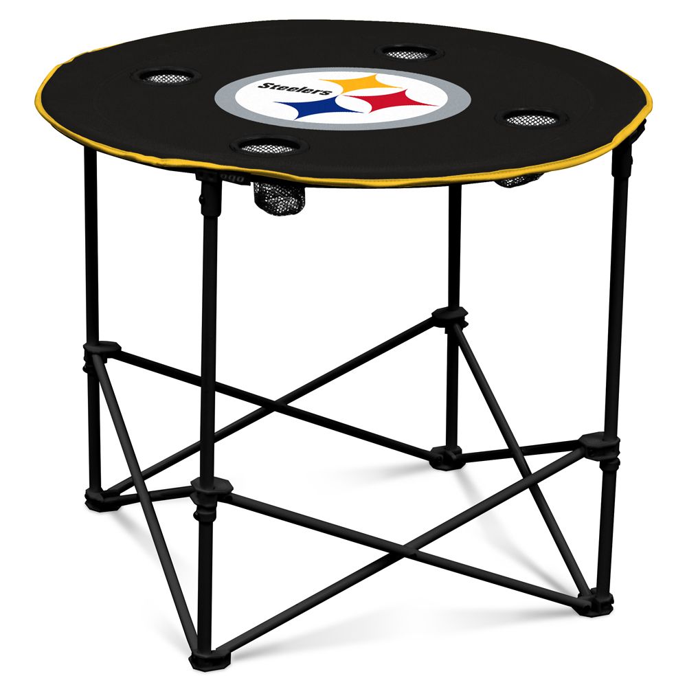Pittsburgh Steelers Round Tailgate Table 1 Pittsburgh Steelers Round Tailgate Table