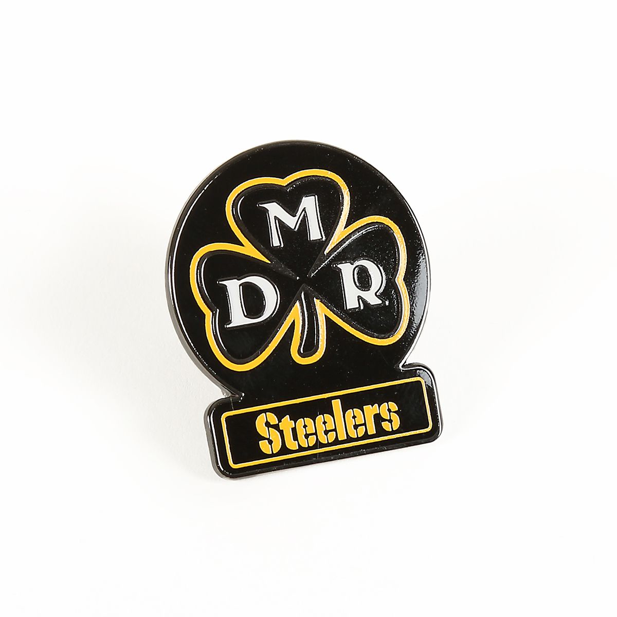Pittsburgh Steelers DMR Shamrock Lapel Pin 1 Pittsburgh Steelers DMR Shamrock Lapel Pin