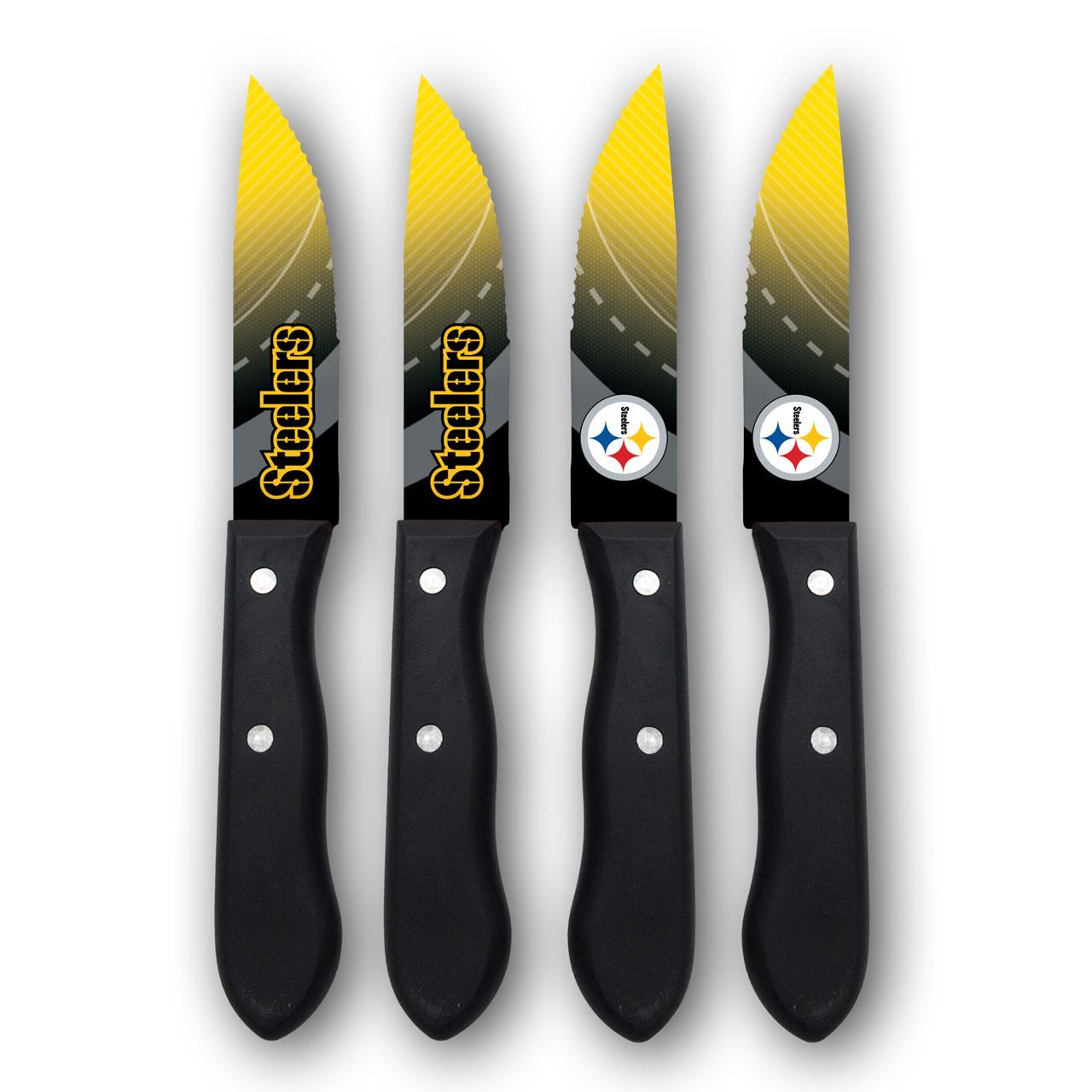 Pittsburgh Steelers 4 Piece Steak Knife Set