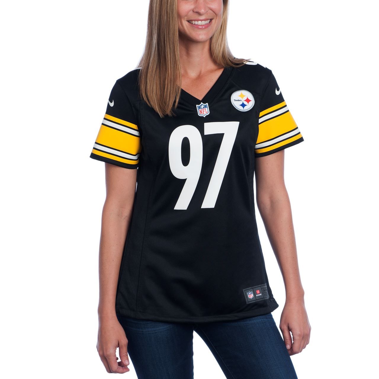 Cam Heyward #97 Women's Nike Replica Home Jersey 4 Cam Heyward #97 Women's Nike Replica Home Jersey