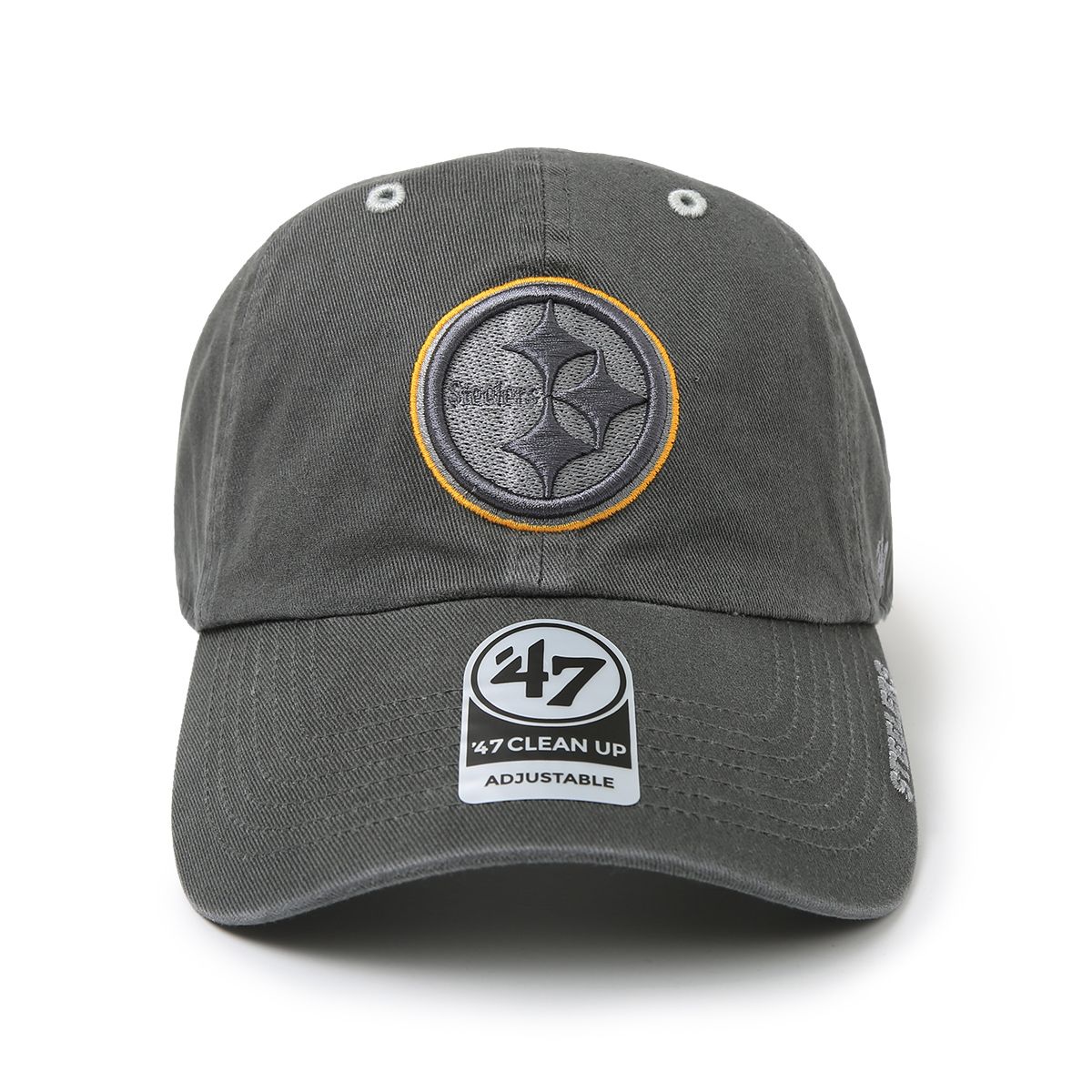 Pittsburgh Steelers '47 Brand Grey Ice CLEAN UP Hat 2 Pittsburgh Steelers '47 Brand Grey Ice CLEAN UP Hat