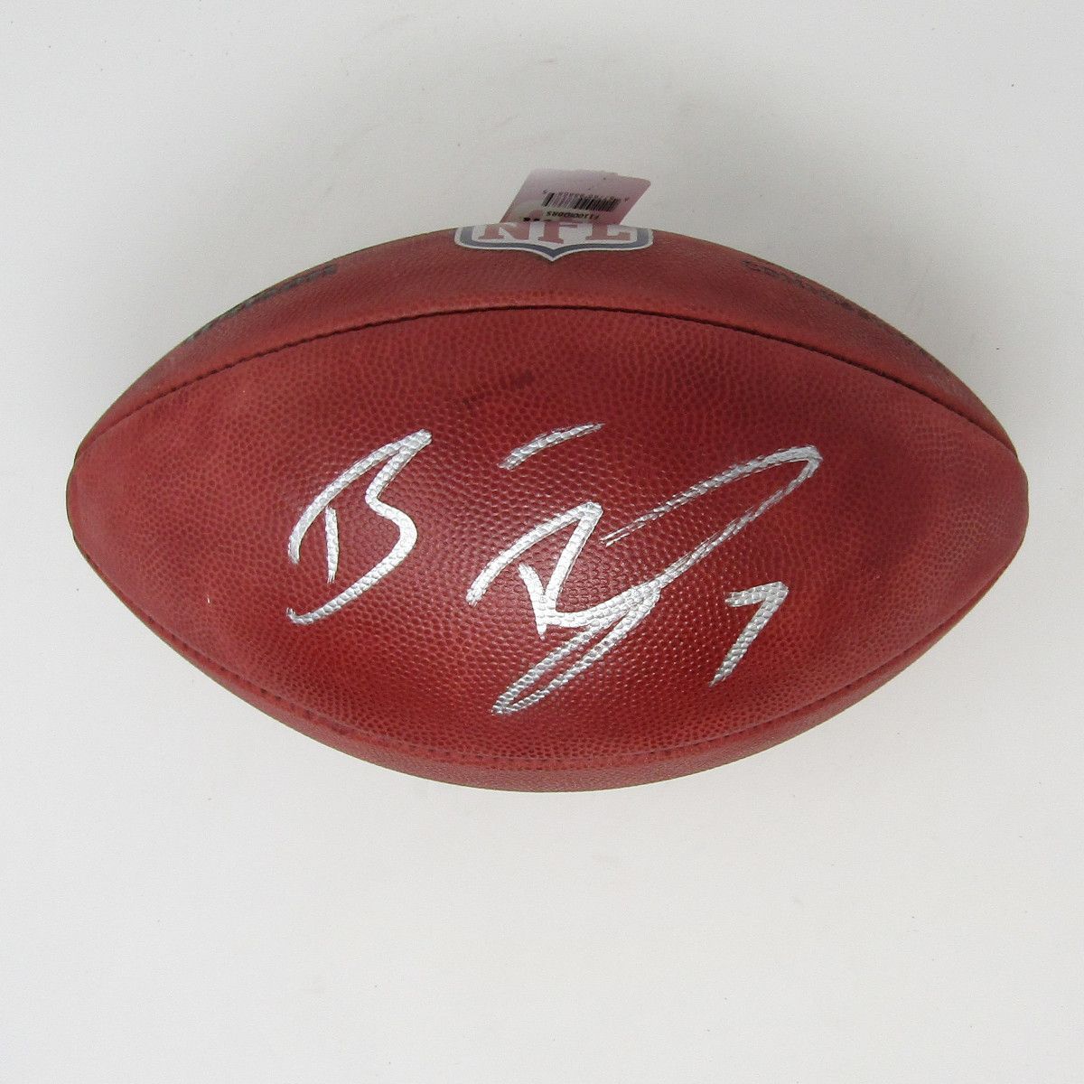 Pittsburgh Steelers #7 Ben Roethlisberger Autographed Wilson NFL 'The Duke' Authentic Game Football 1 Pittsburgh Steelers #7 Ben Roethlisberger Autographed Wilson NFL 'The Duke' Authentic Game Football