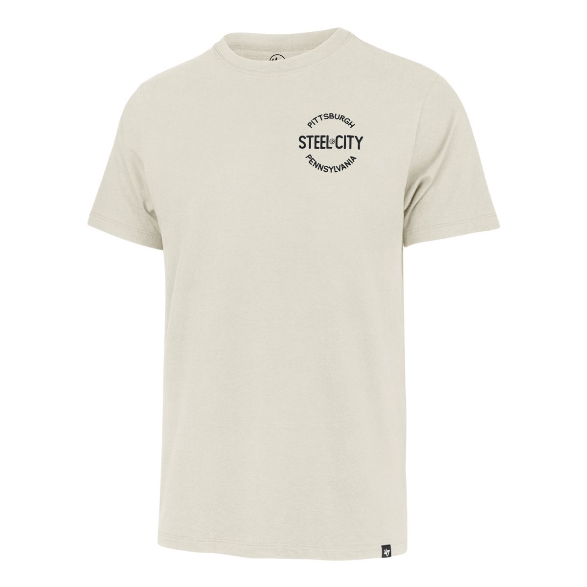Pittsburgh Steelers Men's '47 Brand Steel City Arch Franklin Short Sleeve T-Shirt