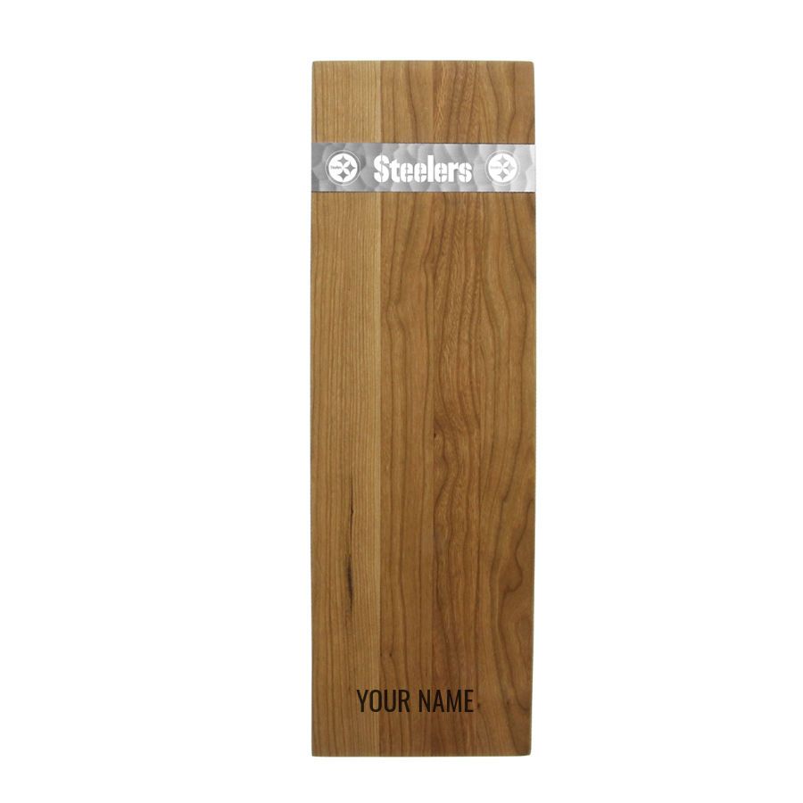 Pittsburgh Steelers Wendell August Forge Cherry Charcuterie Board 1 Pittsburgh Steelers Wendell August Forge Cherry Charcuterie Board