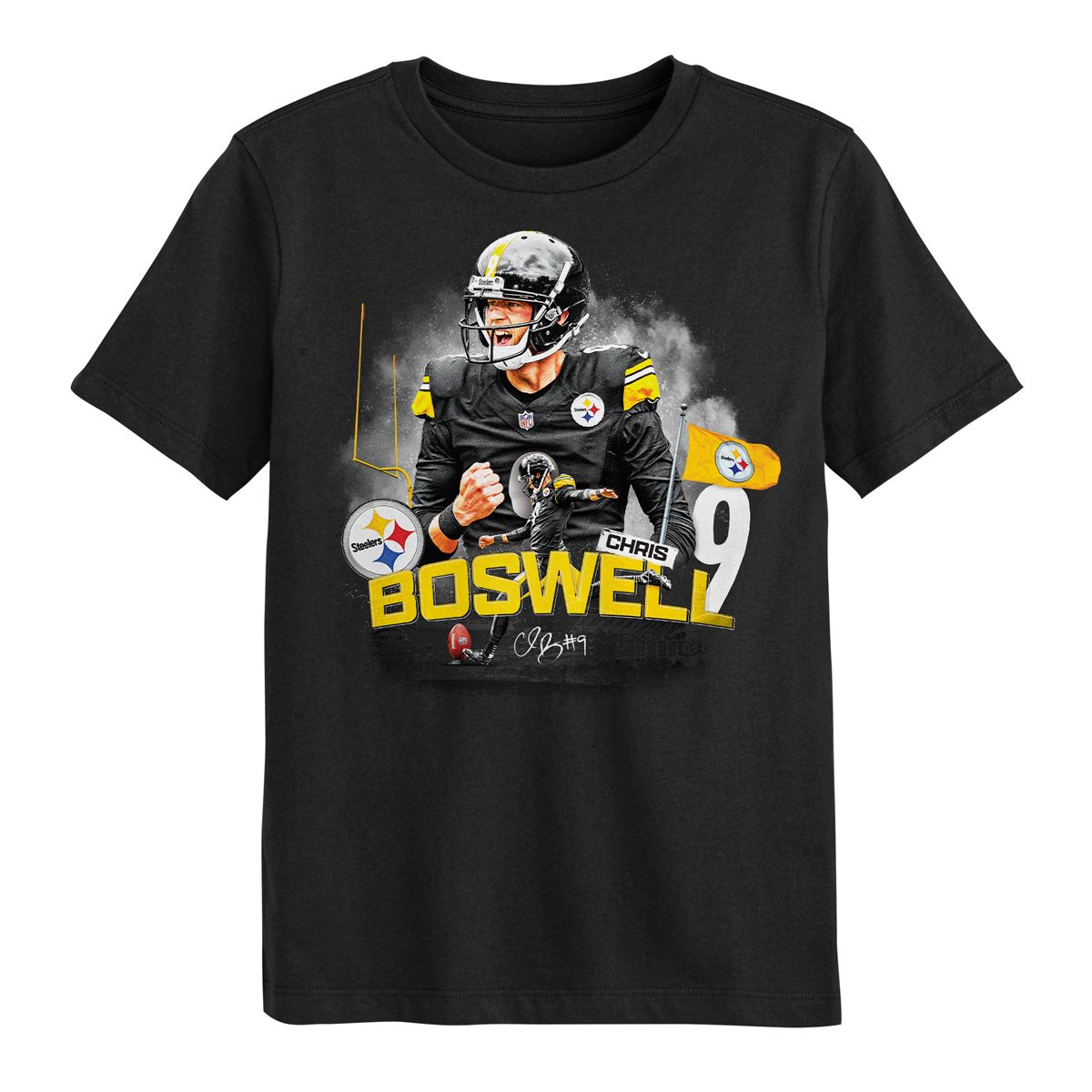 Pittsburgh Steelers Little Boy's Boswell Player Short Sleeve T-Shirt